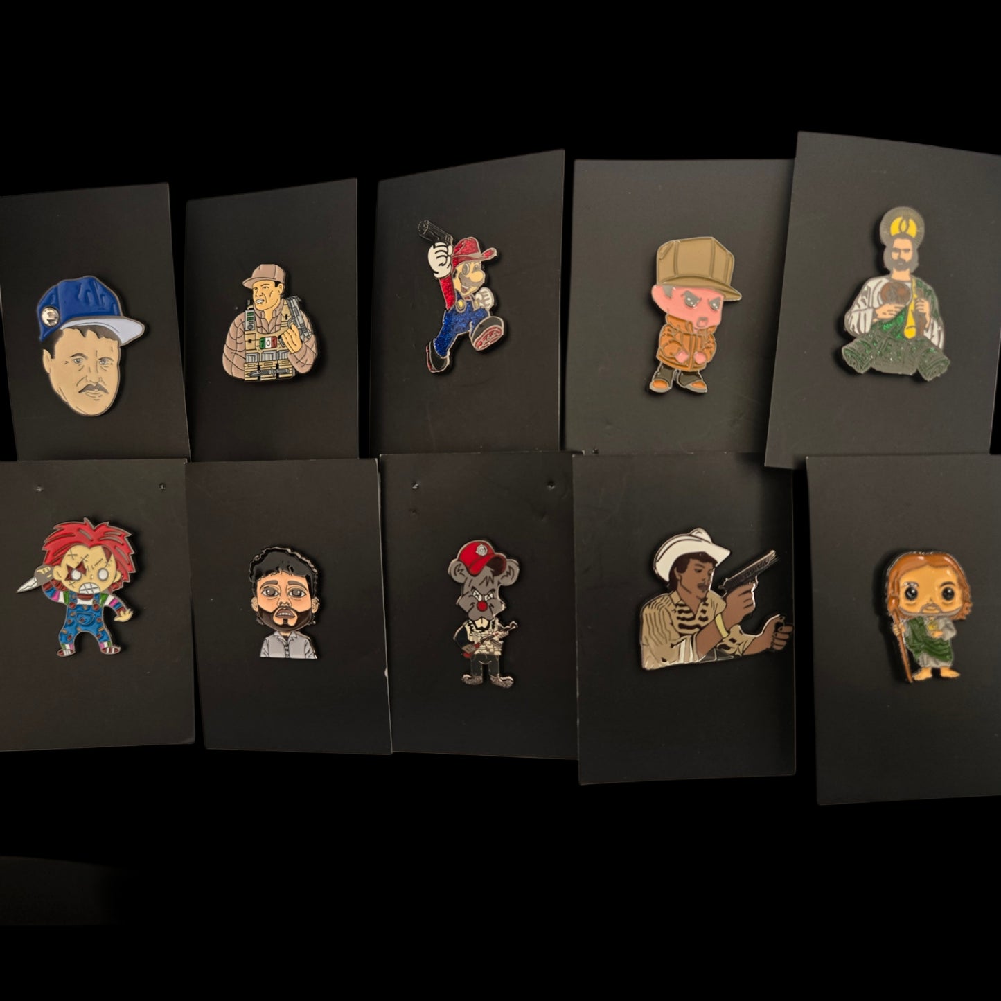 Colección 10 pins